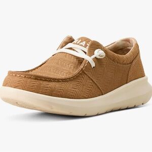 Ariat Tan Woven Emboss Slip-On Shoes